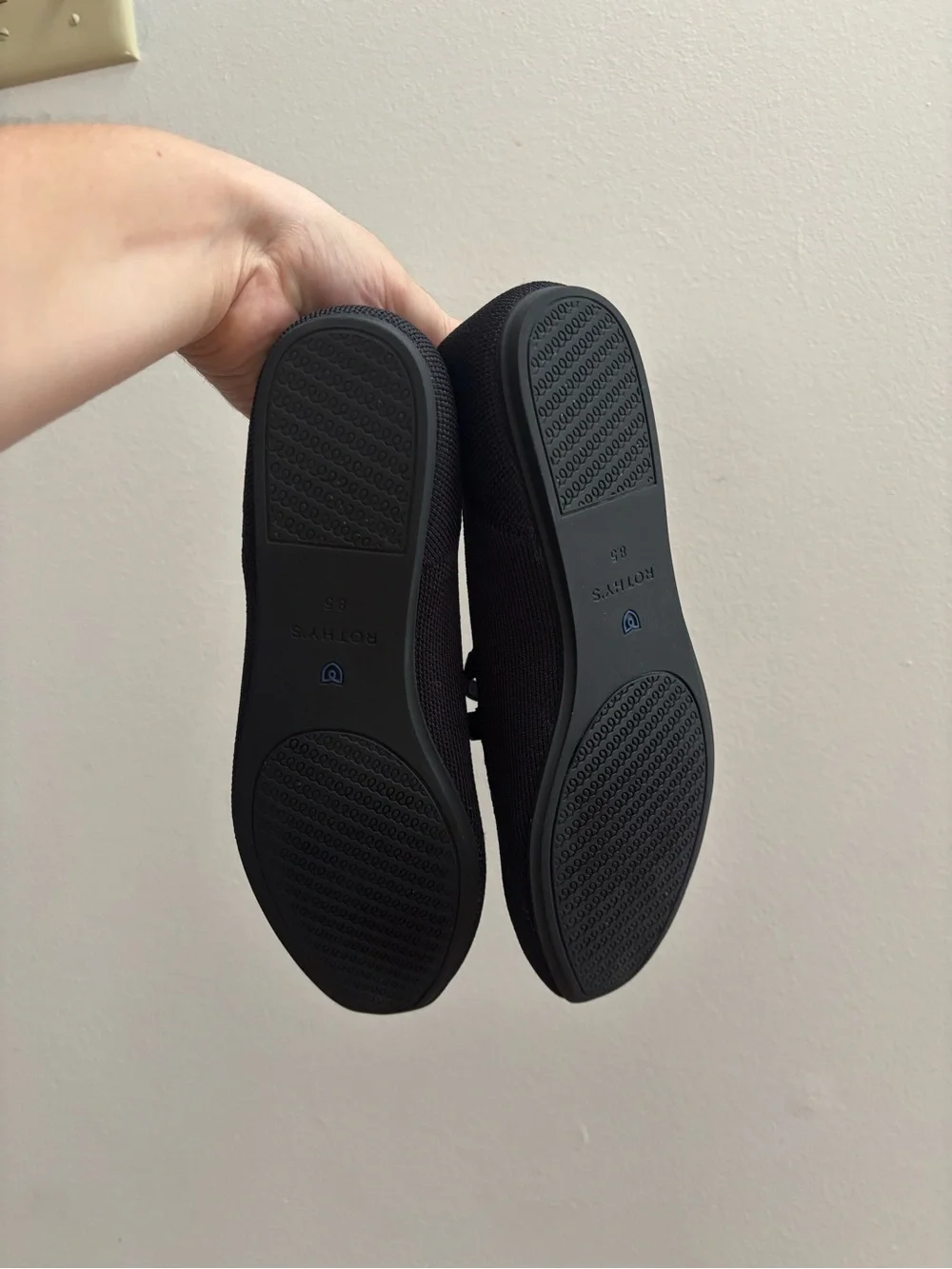 Rothy's Double Buckle Black Mary Janes